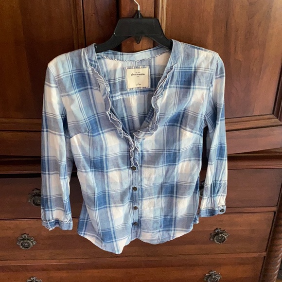 Abercrombie plaid button down - Picture 1 of 3